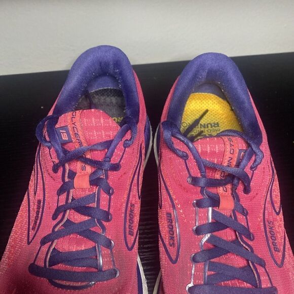 Brooks Womens Glycerin GTS 19 1203441B623 Pink Running Shoes Sneakers Size 11.5 - Picture 5 of 13